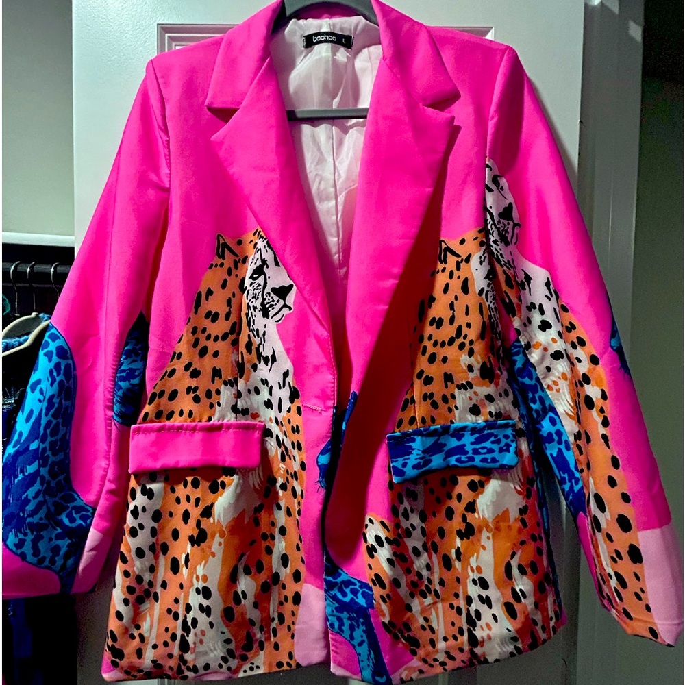 Pink blazer